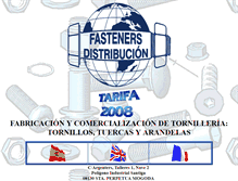 Tablet Screenshot of fasteners-dist.com